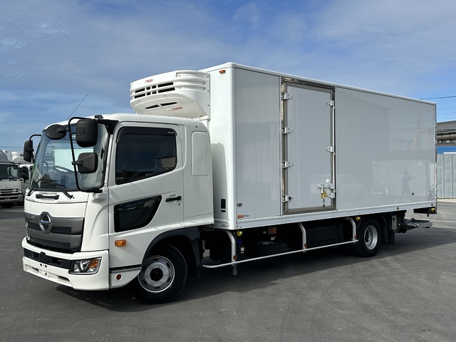 R5年 格納パワーゲート付き 冷凍バン 菱重低温 6200ワイド キーストン床 ジョルダー4列 リアエアサス サイド扉 6速マニュアル 日野レンジャー