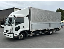 H27年 跳上パワーゲート付き アルミウイング 6200ワイド リアエアサス 6速マニュアル いすゞフォワード