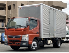 R1年 キャンター 標準幅ロング アルミバン 左サイド扉 内高207㎝ 5MT 車検付