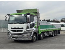 【近日入庫】車検付き 4軸低床 平アルミブロック 5方開 三菱ふそう メッキパーツ 積載13.4トン