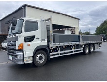 H28年 総輪エアサス プロフィア アルミブロック 80アオリ 平ボディ 3軸1デフ スタンション 内フック アルミホイール 車検付