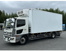 【近日入庫予定】 H30年 増トン（積載7.6ｔ） 冷凍バン 東プレ低温 ジョルダー4列 床アルミ縞板 リアエアサス 6000ワイド 6速マニュアル 日野レンジャー
