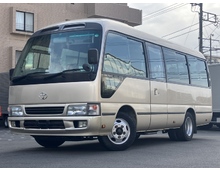 【近日入庫】スイングドア ターボ150馬力 実走行16万キロ トヨタコースター ディーラー整備記録簿 26人乗り