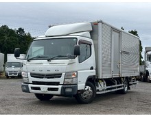 全高3m以内！格納パワーゲート付き！ 超々ロング アルミバン 両サイド扉付 三菱ふそうキャンター オートマ 最大積載量2トン