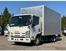 車検付 いすゞエルフ アルミバン ワイドキャブロングボデー マニュアル6速 最大積載2トン