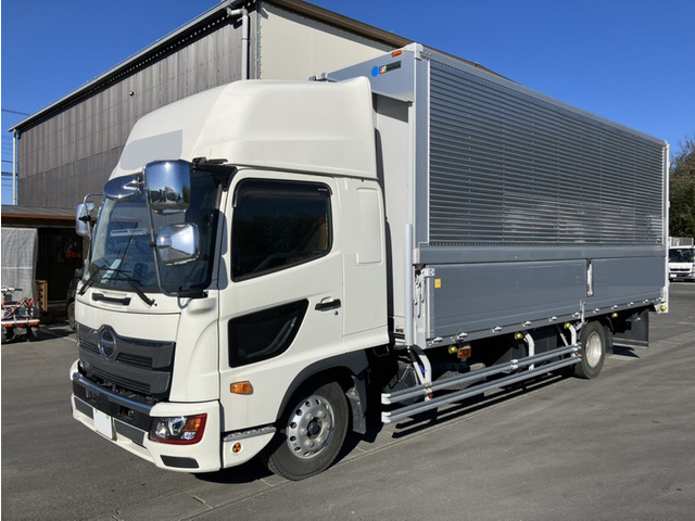 【ボデー補修作業予定】 高年式 R5年 現行型レンジャー ハイルーフ 6200ワイド リアエアサス 240馬力 6速マニュアル 低走行3万㎞