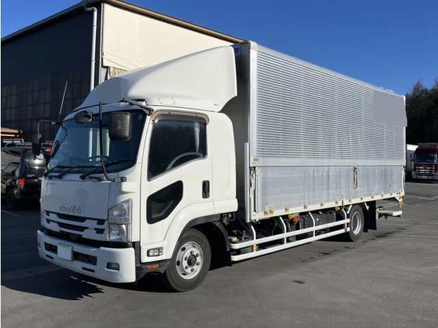 【近日入庫予定】 H31年 格納パワーゲート付き アルミウイング ワイド幅 リアエアサス 6速マニュアル いすゞフォワード