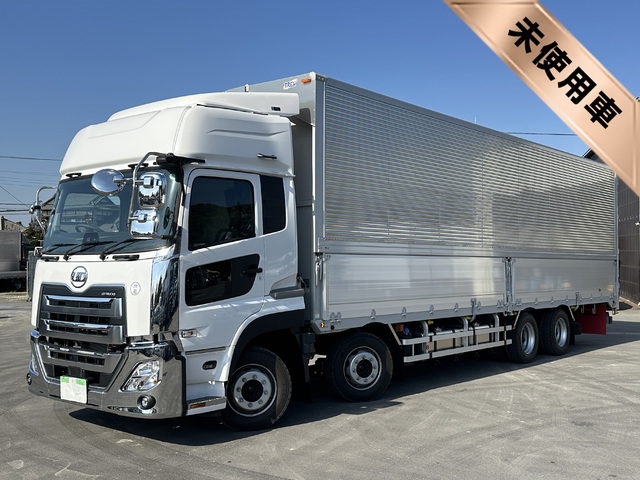 【未使用車】 R7年 クオン ハイルーフ アルミウイング ミッションエスコット 車検付