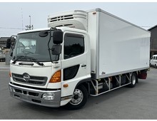 H28年 冷凍バン 菱重低温 6200ワイド リアエアサス 床アルミ縞板 6速マニュアル 6速マニュアル 240高馬力 リア観音3枚扉 日野レンジャー