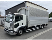 【近日入庫予定】 R2年 跳上パワーゲート付き アルミウイング 6200ワイド リアエアサス スムーサー いすゞフォワード