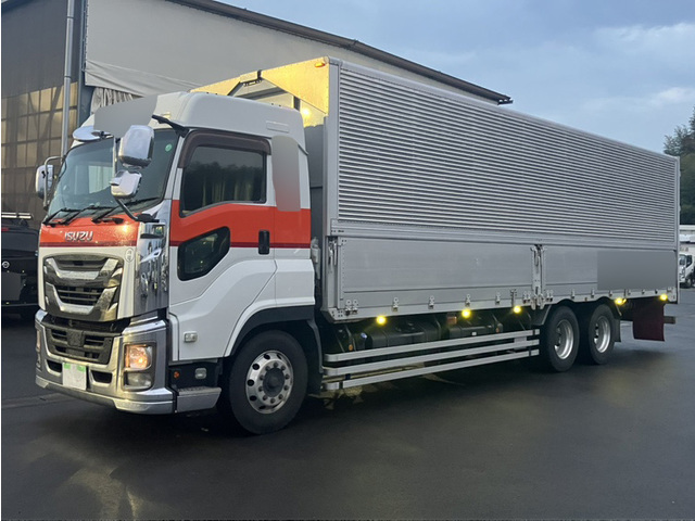 【近日入庫予定】 H29年 ギガ ハイルーフ 3軸1デフ ウイング リアエアサス 内高249㎝ 