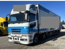 煤焼き無し 国産エンジン 6M70 高床3軸 荷台長10M アルミウイング セミオートマ 積載12.8トン