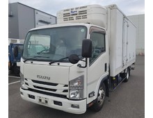 【近日入庫予定】 H30年 エルフ 冷凍バン 東プレ冷凍車 ワイド幅ロング 格納パワーゲート付 左サイド扉付 ミッションスムーサー