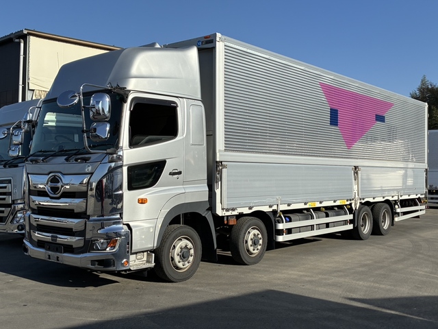 【近日入庫予定】 R2年 融雪仕様 4軸アルミウイング ハイルーフ リアエアサス 日野