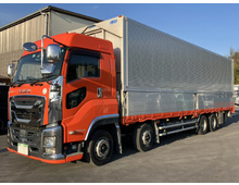 【近日入庫予定】 H29年 ギガ 4軸2デフ アルミウイング ハイルーフ リアエアサス 車検付 内高266㎝