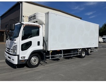 【近日入庫予定】 H28年 格納パワーゲート付き 冷凍バン 6100ワイド 東プレ低温 床アルミ縞板 リアエアサス 6速マニュアル いすゞフォワード