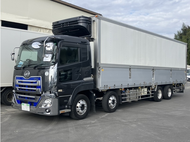  H30年 4軸低床 冷凍ウイング 菱重直結 リアエアサス エスコット UDクオン 車検付き