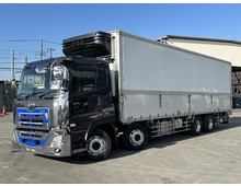  H30年 4軸低床 冷凍ウイング 菱重直結 リアエアサス エスコット UDクオン 車検付き