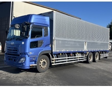 【近日入庫予定】 R2年 クオン 3軸1デフ アルミウイング ハイルーフ リアエアサス エスコット 内高247㎝