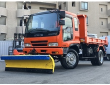 【近日入庫】【除雪】4WD スノープウラ 新明和ダンプ マニュアル 実走行13千キロ整備記録簿いすゞフォワード 積載2.6トン 