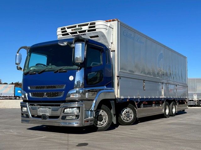 【近日入庫】車検付き 融雪仕様 冷凍ウイングサーモキング 直結式低温 4軸低床 三菱ふそう オートマ 積載12.5トン