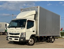 三菱キャンター アルミバン 荷台長5M ロングボデー マニュアル5速 最大積載量2トン