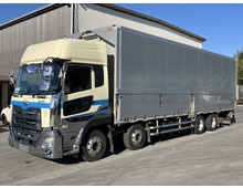 【近日入庫予定】 R1年 融雪仕様 4軸アルミウイング ハイルーフ リアエアサス エスコット UDクオン アルミホイール