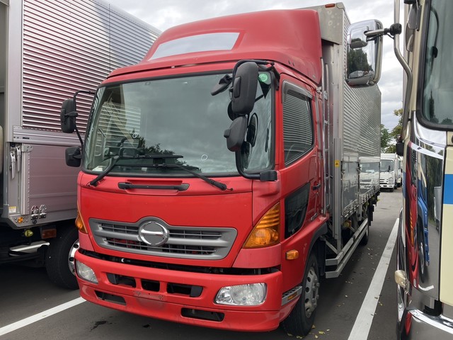 【近日入庫予定】H26年 レンジャー 総輪エアサス アルミウイング セミワイド幅 跳上パワーゲート付 融雪仕様 ステン床 内高235㎝ アルミホイール