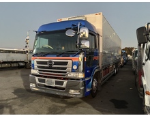 【近日入庫】ハイグレード ハイルーフ リアエアサス マニュアル7速 日野プロフィア メッキパーツ 外アオリ 赤シャシ