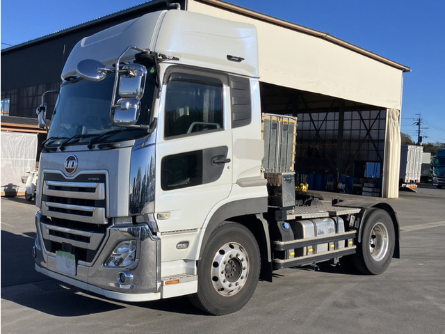 【先行案内】【近日入庫予定】 R2年 トラクターヘッド 第5輪荷重11.5ｔ ハイルーフ リアエアサス アルミホイール UDクオン エスコット