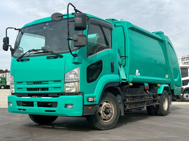 【近日入庫】車検付き 中型免許 新明和プレス式 パッカー 走行22万キロ マニュアル6速 積載4.4トン