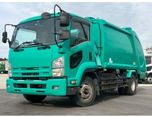 【近日入庫】車検付き 中型免許 新明和プレス式 パッカー 走行22万キロ マニュアル6速 積載4.4トン