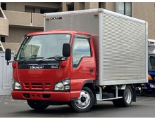 車検付き 5トン未満 10尺ショート アルミバン セミオートマ いすゞエルフ 積載2トン