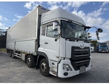 【近日入庫予定】R1年 クオン ハイルーフ アルミウイング 4軸2デフ 低床 リアエアサス エスコット アルミホイール