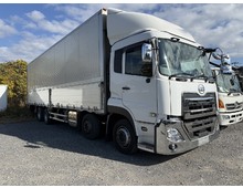 【近日入庫予定】H31年 クオン 4軸2デフ アルミウイング リアエアサス エスコット 床鉄板