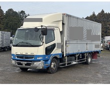 車検付き 煤焼き無し リアエアサス セミワイド幅 アルミウイング ターボ240馬力 三菱ファイター 積載2.85トン