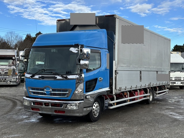 【近日入庫】車検付き 融雪仕様 5気筒エンジン リアエアサス 日野エアループレンジャー ハイルーフ ワイドキャブ 荷台長750㎝ アルミウィング ターボ240馬力 赤シャシ 積載2.1トン