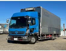 【近日入庫】車検付き 融雪仕様 5気筒エンジン リアエアサス 日野エアループレンジャー ハイルーフ ワイドキャブ 荷台長750㎝ アルミウィング ターボ240馬力 赤シャシ 積載2.1トン