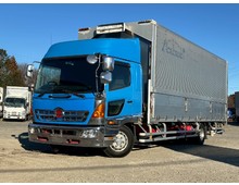 【近日入庫】車検付き 融雪仕様 リアエアサス 日野エアループレンジャー ハイルーフ ワイドキャブ 荷台長720㎝ アルミウィング 5気筒エンジン ターボ240馬力 赤シャシ 積載1.85トン