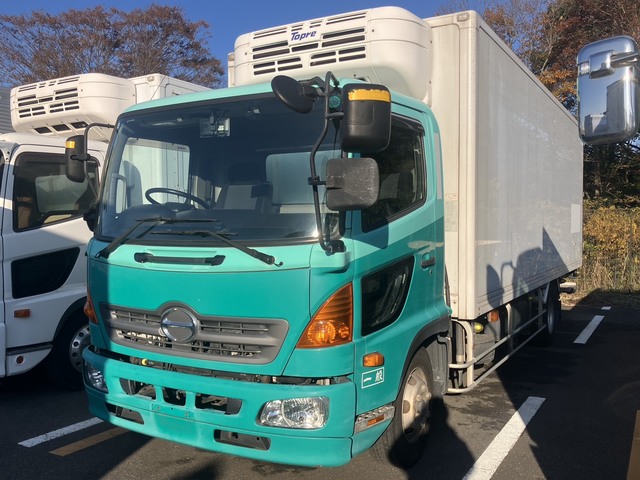 【近日入庫予定】 H29年 格納パワーゲート付き 冷凍バン 東プレ低温 6200標準幅 板バネ システムフロア 6速マニュアル 日野レンジャー