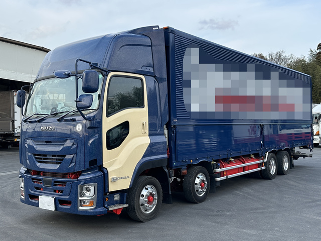 【近日入庫予定】R6年 高年式 格納パワーゲート付き 4軸アルミウイング ハイルーフ リアエアサス スムーサー いすゞギガ