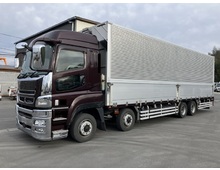 H29年 4軸2デフ ハイキャブ ハイルーフ スーパーグレート アルミウイング 低床 キャブメッキパーツ多数 蝶番類＋4本ロックロッドステン 造りリアバンパー リアエアサス 令和8年7月迄車検付