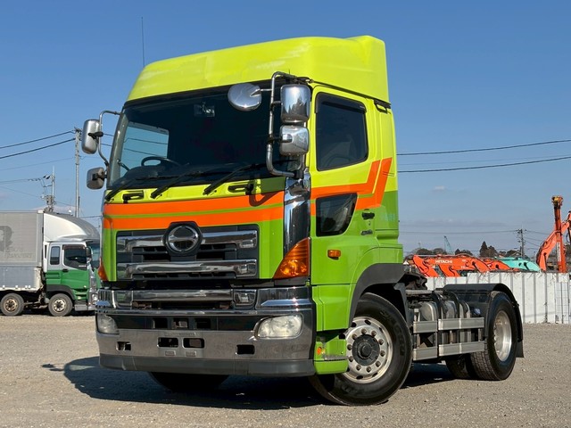 【クラッチ交換済み】車検付き 日野プロフィア トラクタヘッド D尺 海上コンテナ 第五輪11.5トン