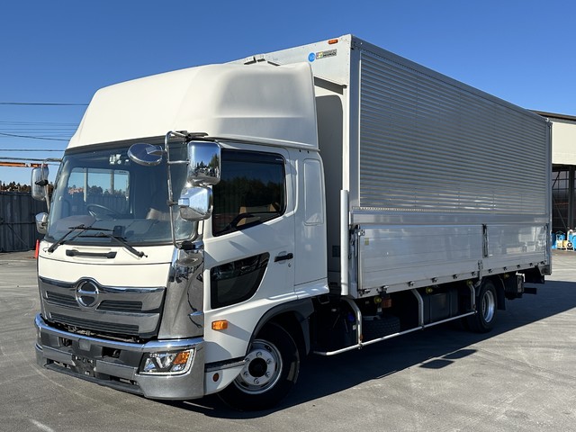 【近日入庫予定】 R2年 跳上パワーゲート付 アルミウイング 6300ワイド ハイルーフ リアエアサス 240高馬力 6速マニュアル 日野レンジャー 車検付