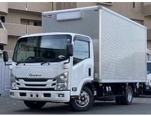 【近日入庫予定】 R2年 跳上パワーゲート付き アルミバン ワイドロング 床鉄板 6速マニュアル いすゞエルフ 車検付き
