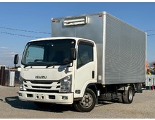 車検付き ワイドキャブ 白キャブ 跳ね上げゲート アルミバン マニュアル6速 いすゞエルフ 積載3トン