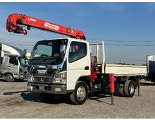 車検付き 煤焼き無し ユニック 2.9トン吊 4段クレーン ラジコン リアアウトリガ 標準キャブ マニュアル5速 三菱キャンター 積載3トン