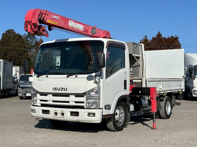 【近日入庫】【リビルトエンジン】車検付き 2.9トン吊り 4段クレーン ラジコン ワイドキャブ いすゞエルフ 