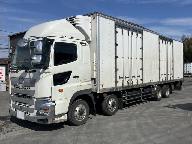 【希少E13Cエンジン】 R2年 日野現行型プロフィア トランテックス製冷凍バン デンソー直結-32℃設定 スタンバイ付 キーストン床 ジョロダー/ジョルダー4列 サイドダブル観音扉 7MT 5月迄車検付