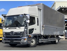【近日入庫予定】 R5年 格納パワーゲート付き アルミウイング 6200ワイド ハイルーフ リアエアサス 240高馬力 プロシフト 日野レンジャー